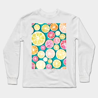 Citrus bath // pattern Long Sleeve T-Shirt